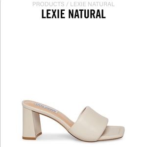 Steve Madden: LEXIE heel in the colour natural! Super comfortable :)